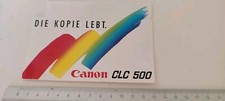 'die Kopie Lebt' Canon CLC 500, Alte Aufkleber, Vintage Sticker