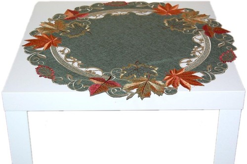 Tischdecke herbst rund - tischdecke, 60