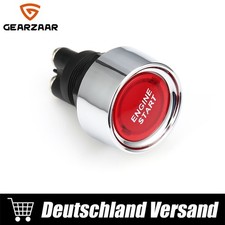 Start Stop Knopf Zündung Starter LED Rot 12V 50A 3pins Auto Boot