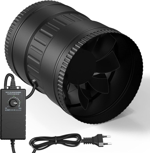 Regelbar rohrventilator 200mm - rohrventilator,