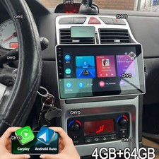 9" Android 14 Für Peugeot 307 CC 2002-2013 Carplay Autoradio 4+64G GPS WIFI NAVI