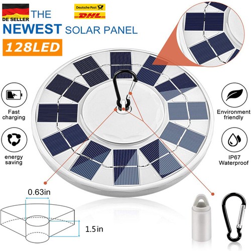 Solar fahnenmast 128led - fahnenmast,