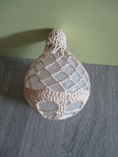 Dekokugel Glaskugel umhäkelt Häkelkugel