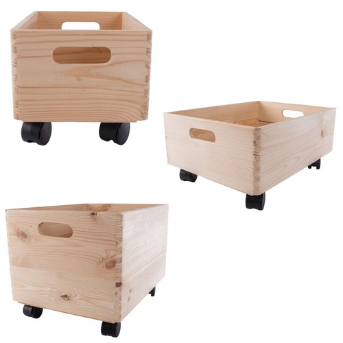Holzkisten mit rollen - holzkisten,