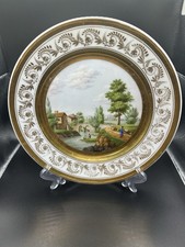 Sevres Porzellan Bildteller um