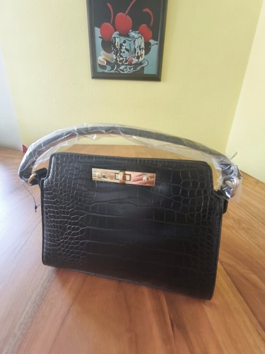 Mini tasche kroko look - mini-tasche, kroko-look