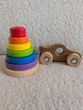 Stapelturm Haba Holzauto Goki