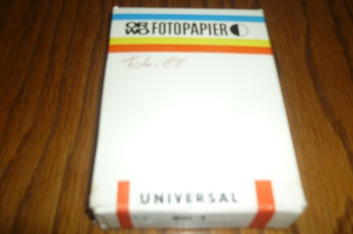 Ddr orwo fotopapier universal - ddr,