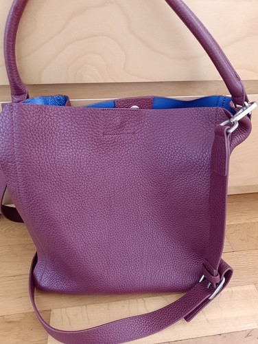 Echtleder handtasche weinrot - echtleder,