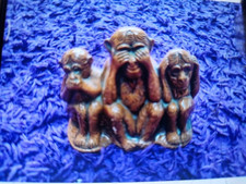 Die Drei Weisen Affen -  Vintage Mystische Affen Alt nicht hören sehen sagen