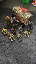 Ninja Turtles Spielfiguren + Fahrzeug Set