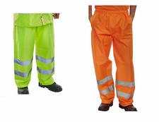 WARNSCHUTZ Regenhose gelb