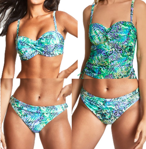Panache swim cape - cape, verde