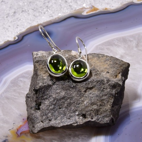 Peridot ohrring 925er - peridot, ohrring,