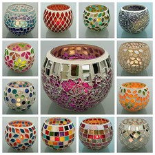 Teelichtglas mosaik teelicht - teelichtglas,