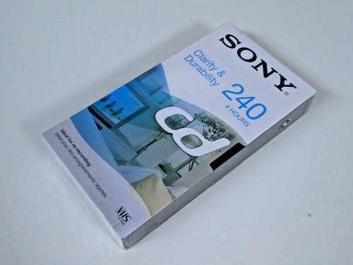 Sony 240 vhs - cd, leerkassette