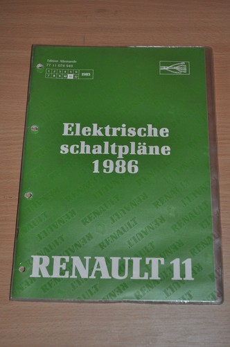 Werkstatthandbuch renault - renault, 11
