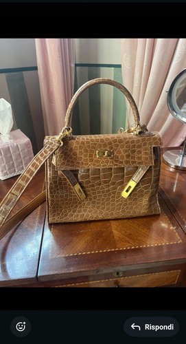 Krokodil tasche damen elissa - tasche,