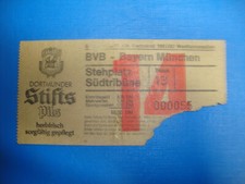 81/82 Ticket BVB Dortmund FC