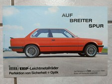 INTRA EXIP Leichtmetallräder Prospektblatt DiN A4 BMW gebraucht