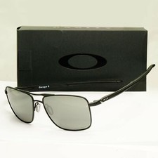 Oakley Stärke 6 Sonnenbrille grau verspiegelt Prizm schwarz Pulver Kohle Herren OO 6038 0157