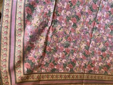 Tischdecke Druckdecke Rosenmotiv indisch Baumwolle 180x250cm