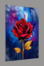 Rote Rose – Abstrakte Kunst