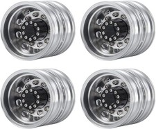 4 Stück Metall Rückseite