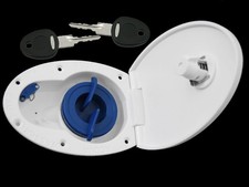 Einfüllstutzen Wasser Tankdeckel Wohnwagen Wohnmobil Boot Klappe + Schloss
