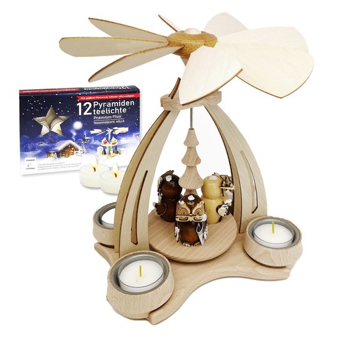 Holz tisch teelicht - holz-,, tisch-,