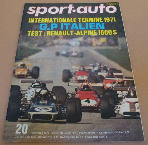 Sport auto jochen rindt - sport, 20/70