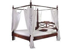 Doppelbett Himmelbett Holzbett