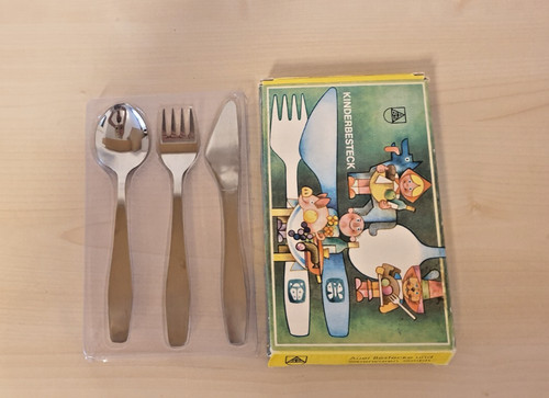 Ddr kinderbesteck unbenutzt - ,