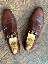 Laszlo Vass Double Monk Braun, size 43/9/10 like Edward Green und John Lobb
