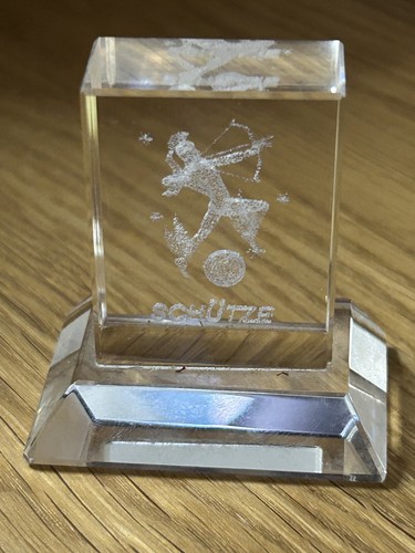 Glas lasergravur schütze - 3d,