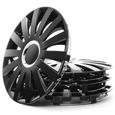 4x 15" Zoll Radkappen Schwarz