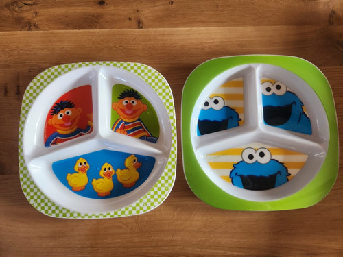 Sesamstraße kinder teller - sesamstraße,