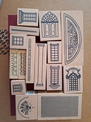 Holz stempel konvolut set - stempel, 3