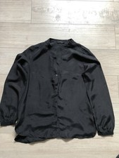 Schwarze Damen Seidenbluse von Opus  Größe 36