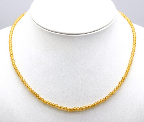 Citrin kette natur - citrin,