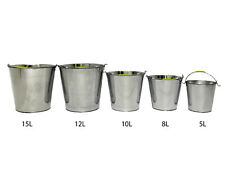 Zinkeimer 5-15 Liter Eimer Wassereimer Blecheimer  Metalleimer Dekoeimer