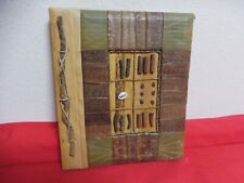 ?Unikat? Fotoalbum Album Naturmaterialien?Holz?Muschel Gewürz?Palmblättern