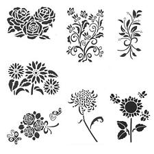 Schablone Blüten Blumen