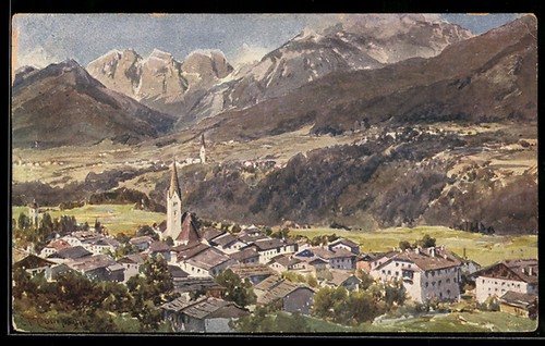 Künstler edward theodore - künstler-ak,