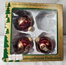 Vtg Tannenbaum Glass Christmas
