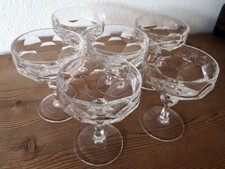 6 Kristallschalen mit Fuss