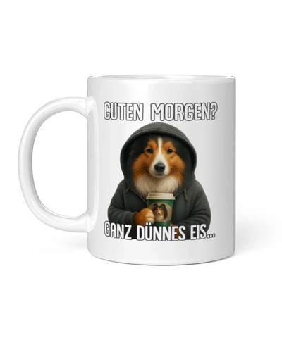 Langhaarcollie tasse - langhaarcollie,