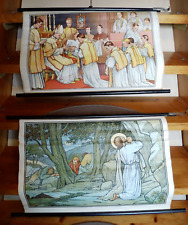 13x Schulwandkarte Rollbild Biblische Geschichte Bibel Jesus Moses Arche Noah