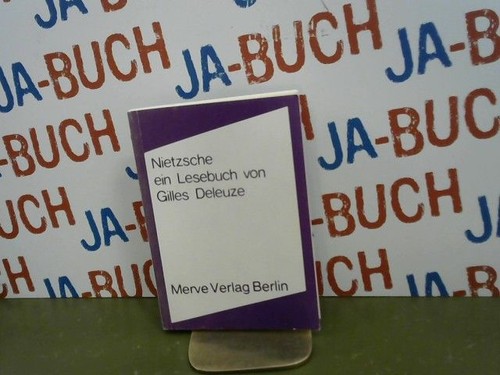 Nietzsche ein lesebuch - ein, von