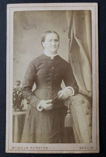 Cdv foto 1890 - 1890, frau